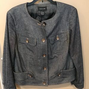 Dark Gray patterned blazer